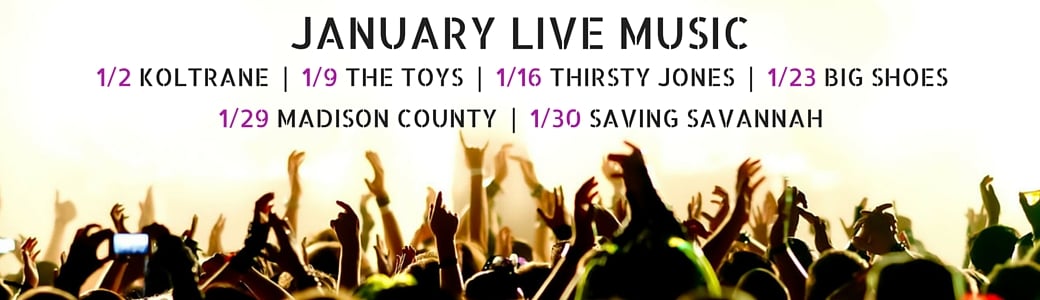 January Live Music Schedule