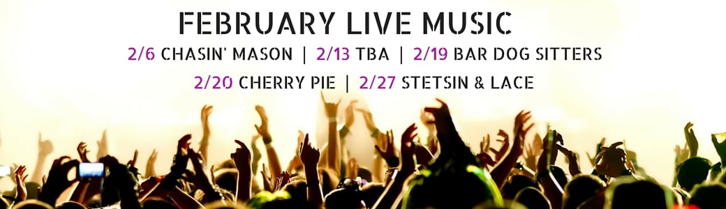 February Live Music Line Up!