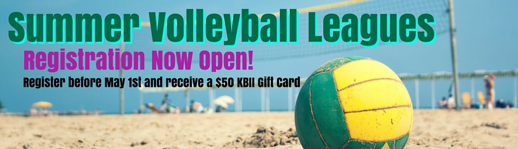 Summer Volleyball League Registration Now Open!